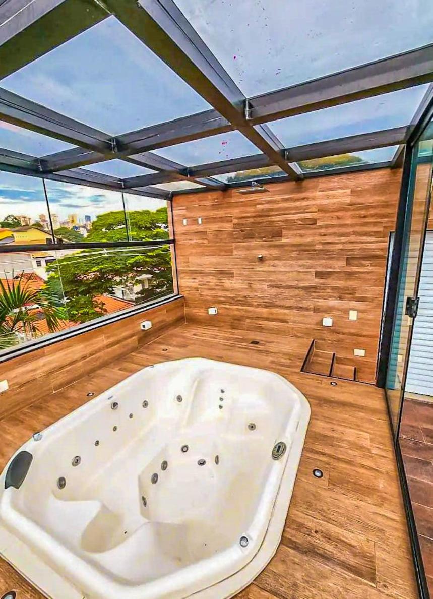 Cobertura Triplex De Luxo Com Jacuzzi Villa São Paulo Buitenkant foto